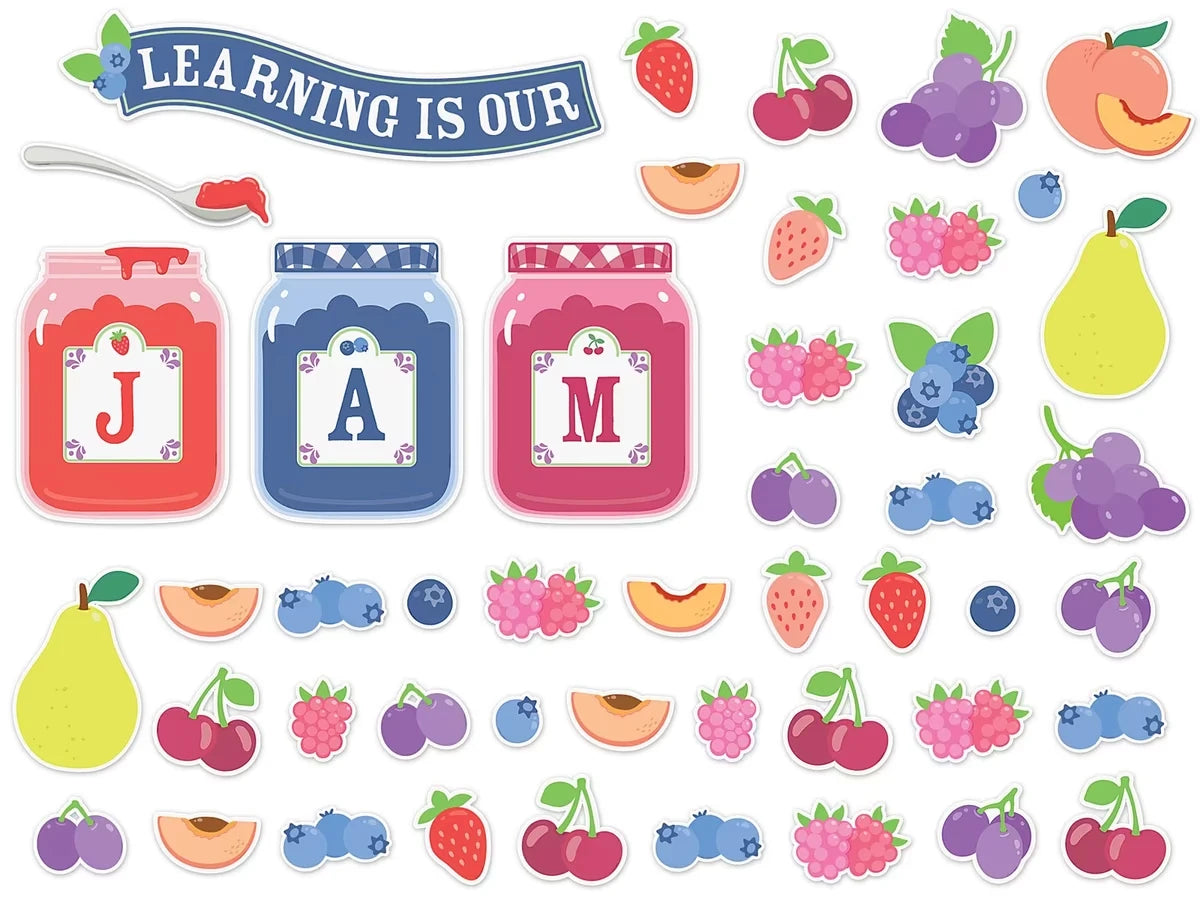 Farmers Market Learning Is Our Jam Bulletin Board Set - US 6240