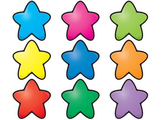Colorful Star Accents - US 1123