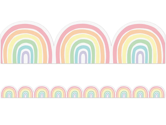 Pastel Pop Rainbow Border - US 7698