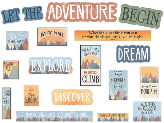 Moving Mountains Motivational Bulletin Board Set - US 2735