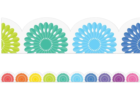 Colorful Fiesta Scalloped Border - US 8068