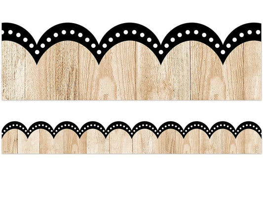 Dotted Wood Scalloped Border - US 4581