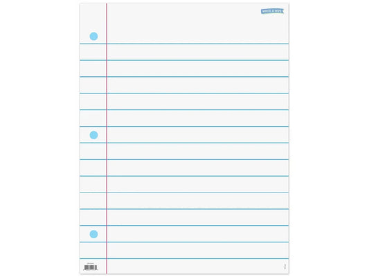 Write & Wipe Notebook Page Poster - US 3287