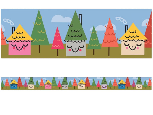 Fairy Tale Forest Village Border - US 5545