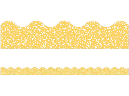 Cool for School Yellow Scalloped Border - US 2233