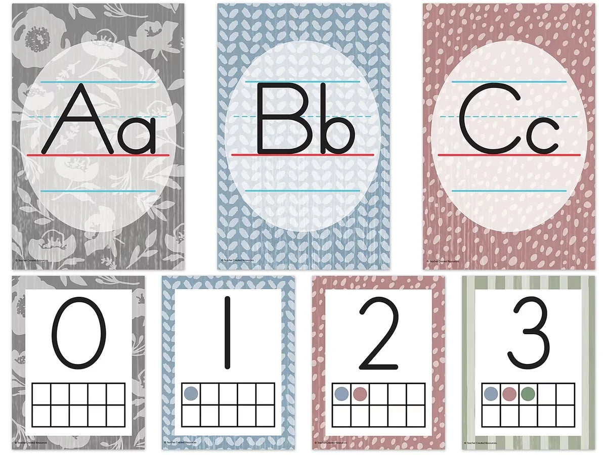 Classroom Cottage Alphabet Card Bulletin Board Set - US 3579