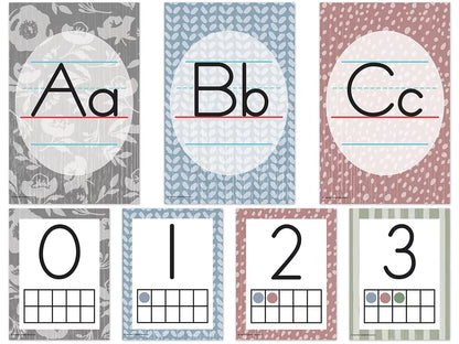 Classroom Cottage Alphabet Card Bulletin Board Set - US 3579
