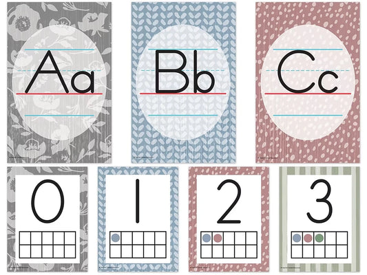 Classroom Cottage Alphabet Card Bulletin Board Set - US 3579