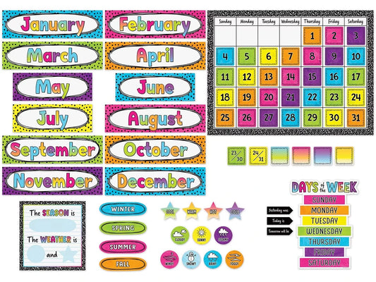 Brights 4Ever Calendar Bulletin Board Set - US 1456