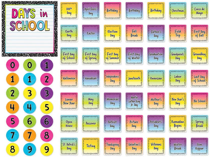 Brights 4Ever Calendar Bulletin Board Set - US 1456