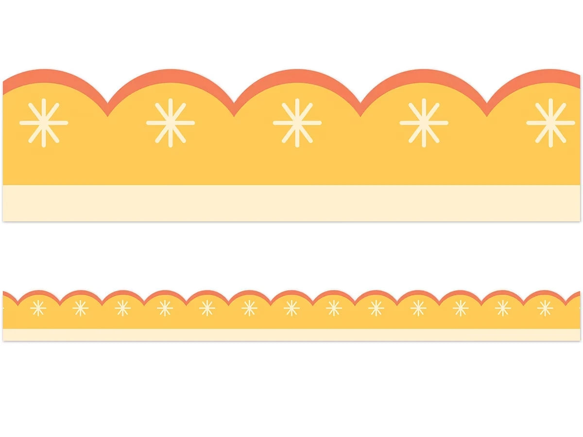 Fairy Tale Forest Gold Scalloped Border - US 5672