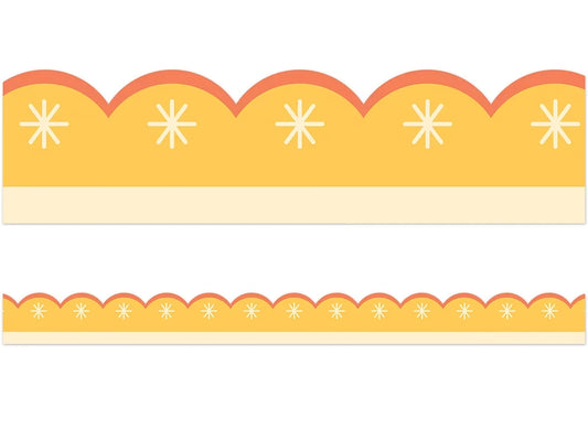 Fairy Tale Forest Gold Scalloped Border - US 5672