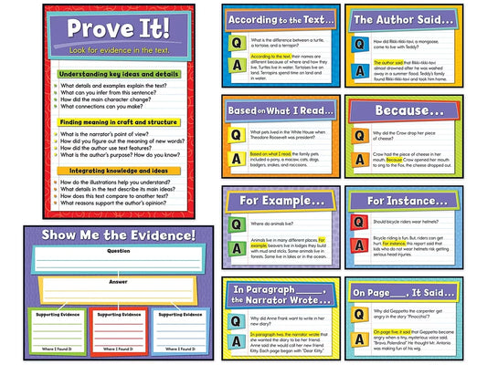 Evidence-Based Reading and Writing Bulletin Board Set - US 1317