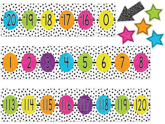 Brights 4Ever Number Line Bulletin Board Set - US 7559