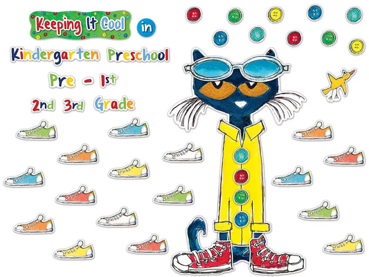 Pete the Cat® Keeping It Cool In… Bulletin Board Set - US 7465
