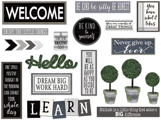 Modern Farmhouse Bulletin Board Set - US 5797