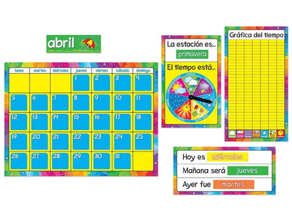 Spanish Calendario Anual Bulletin Board Set - US 5850