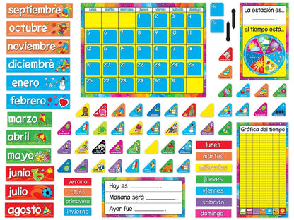 Spanish Calendario Anual Bulletin Board Set - US 5850