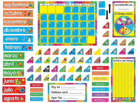 Spanish Calendario Anual Bulletin Board Set - US 5850