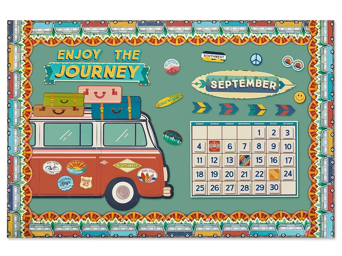 Adventurer Enjoy the Journey Bulletin Board Set - US 2718