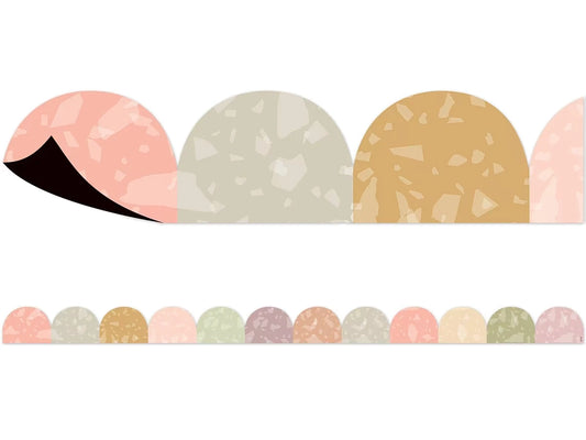 Terrazzo Tones Magnetic Scalloped Border - US 5737