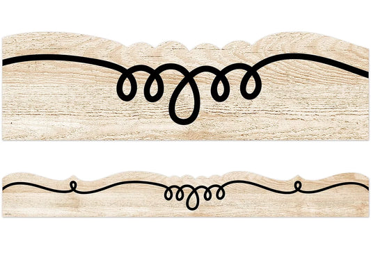 Loop-De-Loop Wood  Border - US 5564