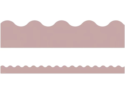Everyone Is Welcome Light Mauve Scalloped Border - US 3358