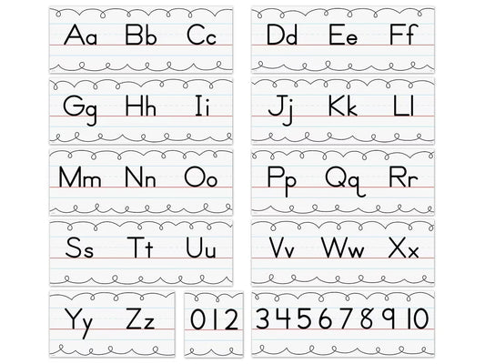Traditional Manuscript Bulletin Board Set - US 3051