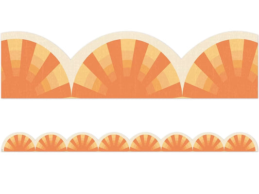 Moving Mountains Sunshine Scalloped Border - US 9184