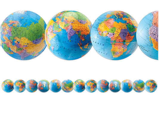 Our World Globe Border - US 9887