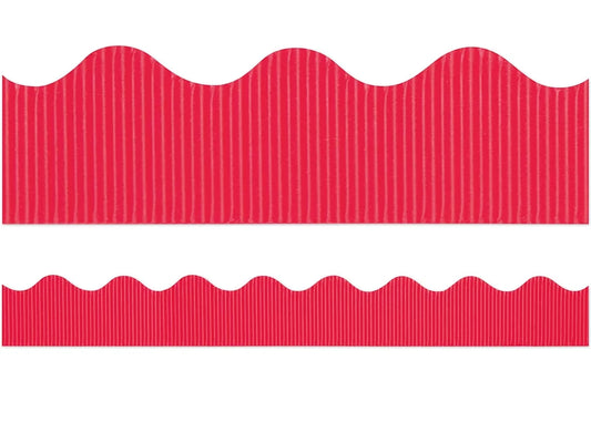 Flame Red Scalloped Bordette® - US 8203