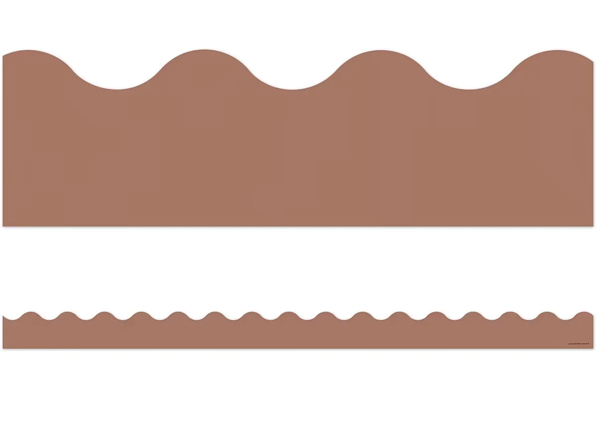 Mocha Scalloped Border - US 2594