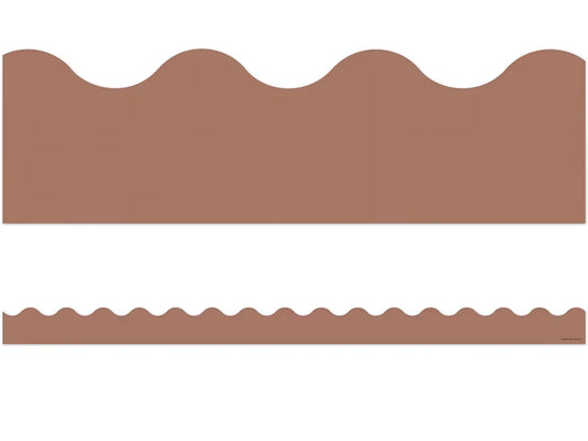 Mocha Scalloped Border - US 2594