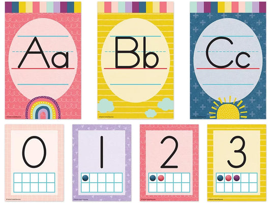 Oh Happy Day! Alphabet Card Bulletin Board Set - US 4506