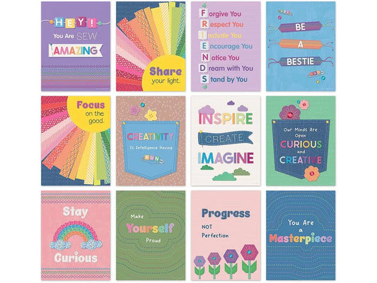 Crafty and Cool Motivational Mini Poster Pack - US 5706