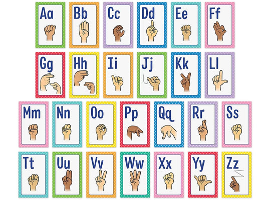 Sign Language Mini Poster Pack - US 3948