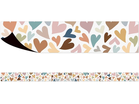 Everyone Is Welcome Hearts Magnetic Border - US 2089