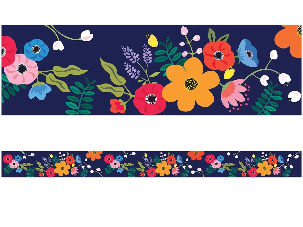 Petals & Prickles Double-Sided Floral Border - US 9576