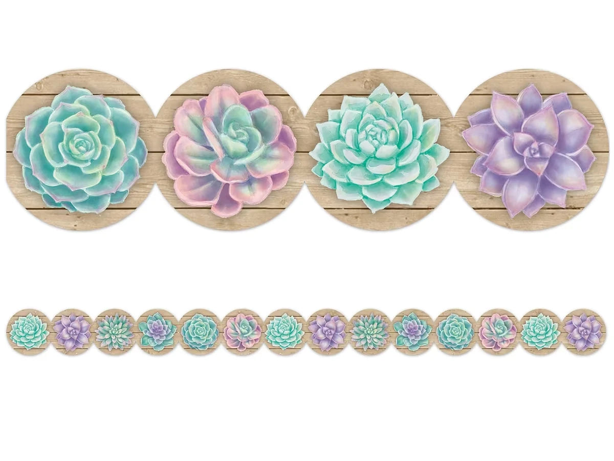 Rustic Bloom Succulent Border - US 5792