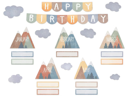 Moving Mountains Birthday Bulletin Board Set - US 2466