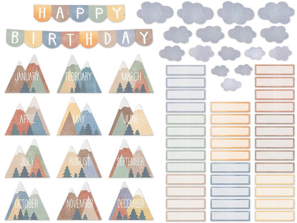 Moving Mountains Birthday Bulletin Board Set - US 2466