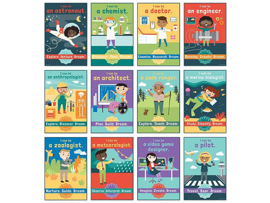 STEAM Careers Bulletin Board Set - US 7406