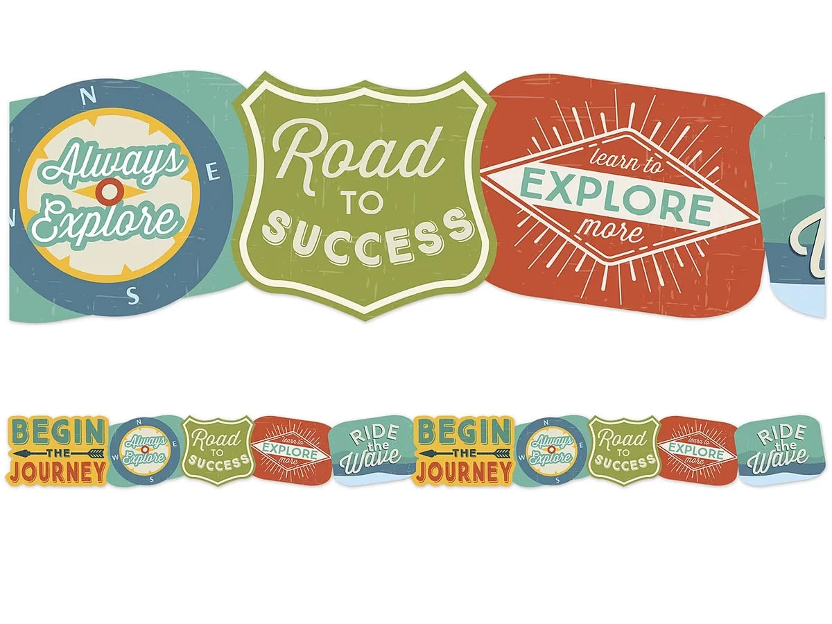 Adventurer Badge Motivational Border - US 7337