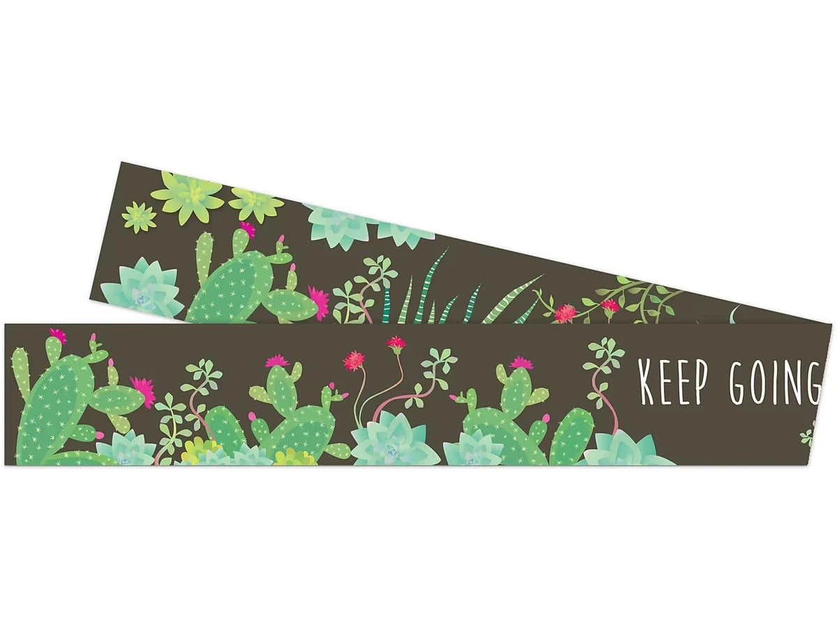 Petals & Prickles Double-Sided Succulent Border - US 8019