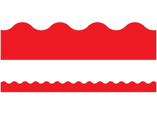 Red Scalloped Border - US 7945