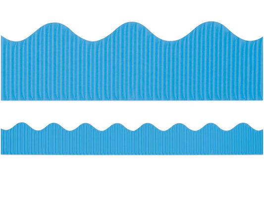 Bright Blue Scalloped Bordette® - US 5037