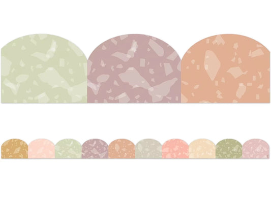 Terrazzo Tones Scalloped Border - US 3510