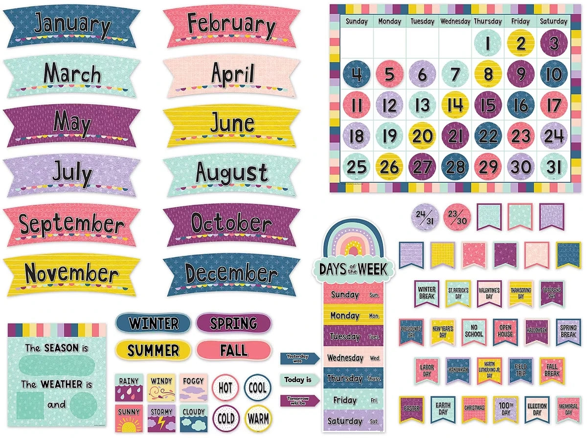 Oh Happy Day! Calendar Bulletin Board Set - US 4763