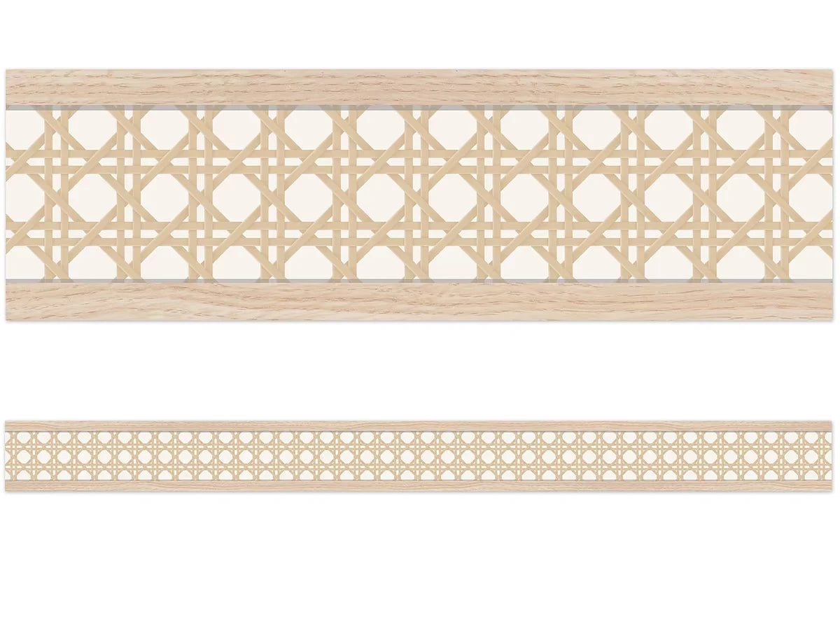 True to You Woven Rattan Border - US 6806