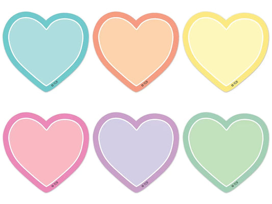 Pastel Pop Heart Mini Accents - US 6446